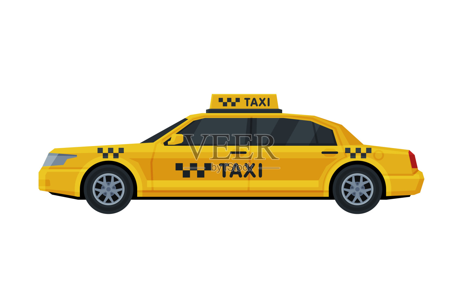 黄色出租车模型图片素材-编号25705768-图行天下