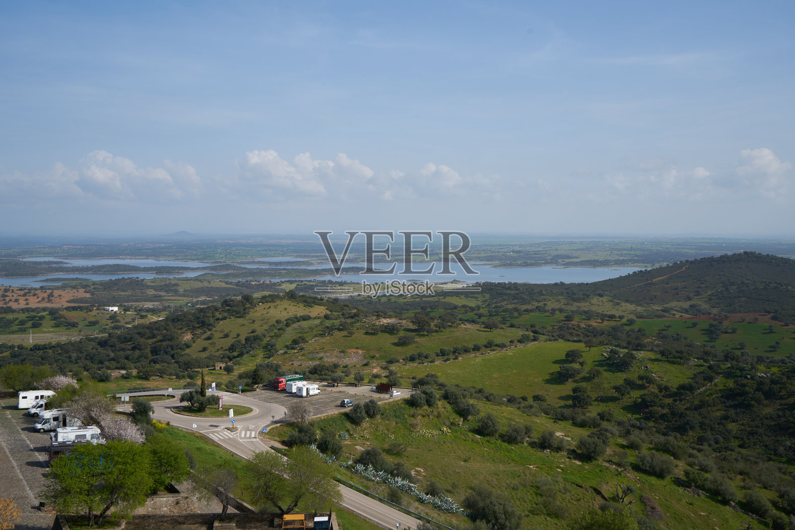 葡萄牙阿连特霍蒙萨拉兹周围的风景照片摄影图片