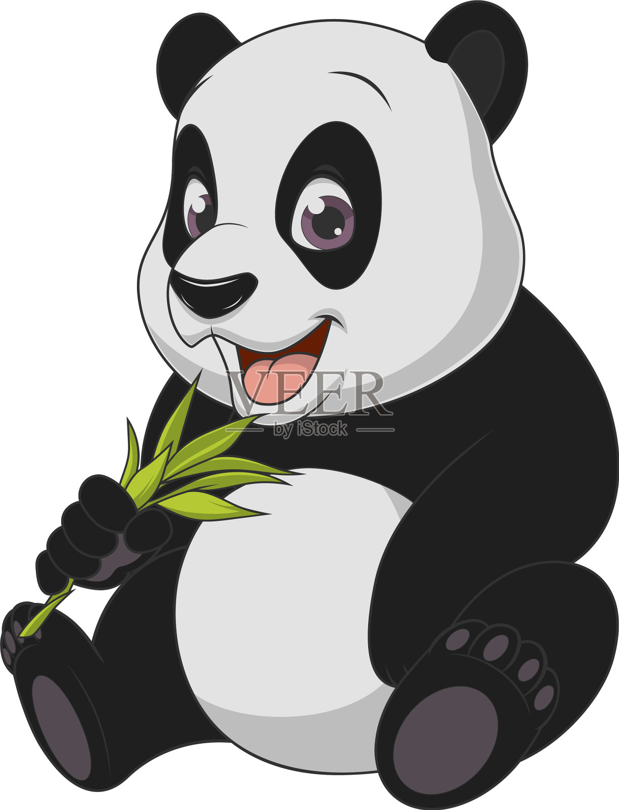 可爱的小熊熊猫设计元素图片