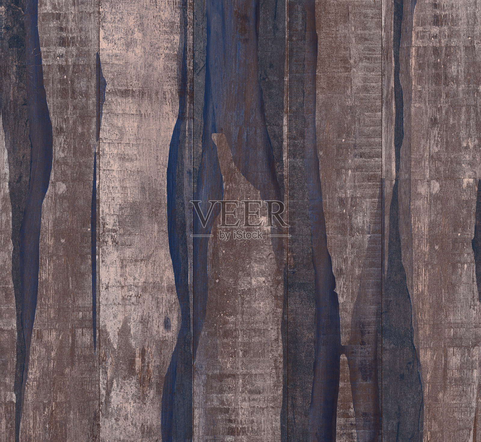 蓝色流动的木墙装饰背景照片摄影图片