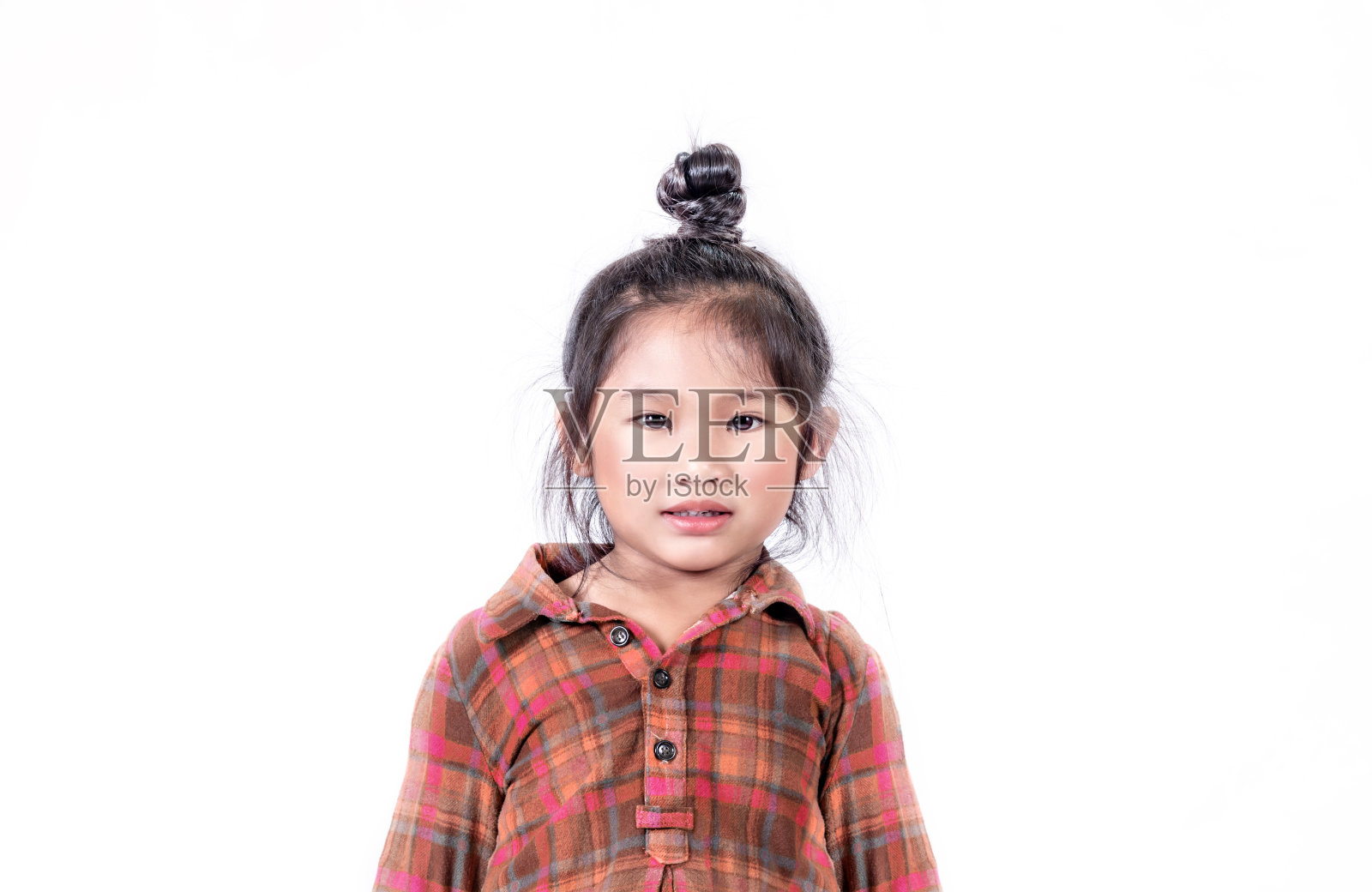 亚洲小女孩的肖像照片摄影图片