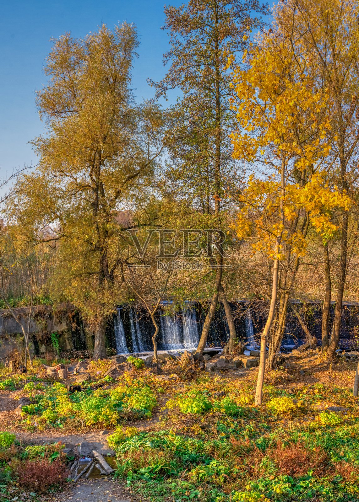 乌克兰的Buky峡谷和Hirskyi Tikych河照片摄影图片