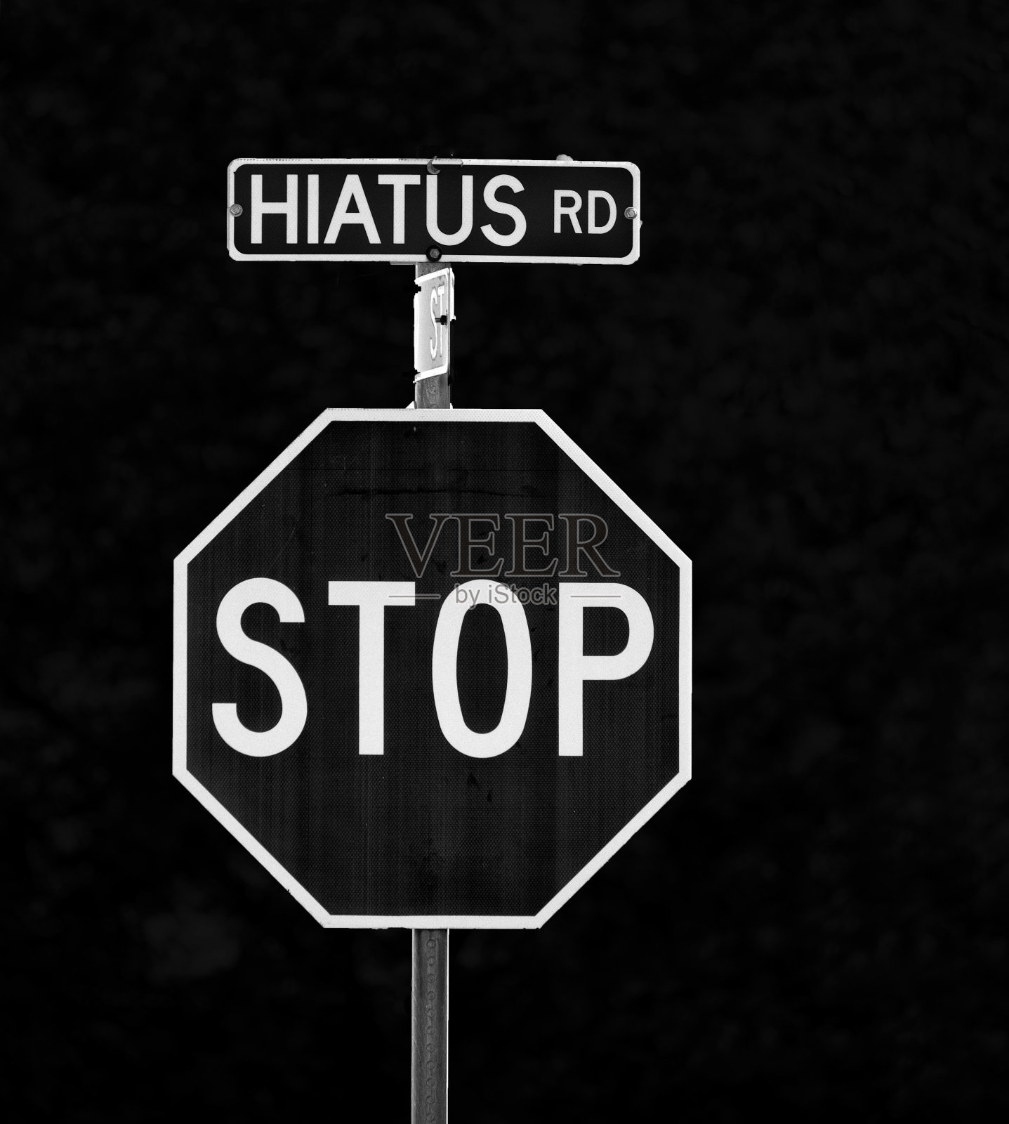 “停、停路”组合标志照片摄影图片
