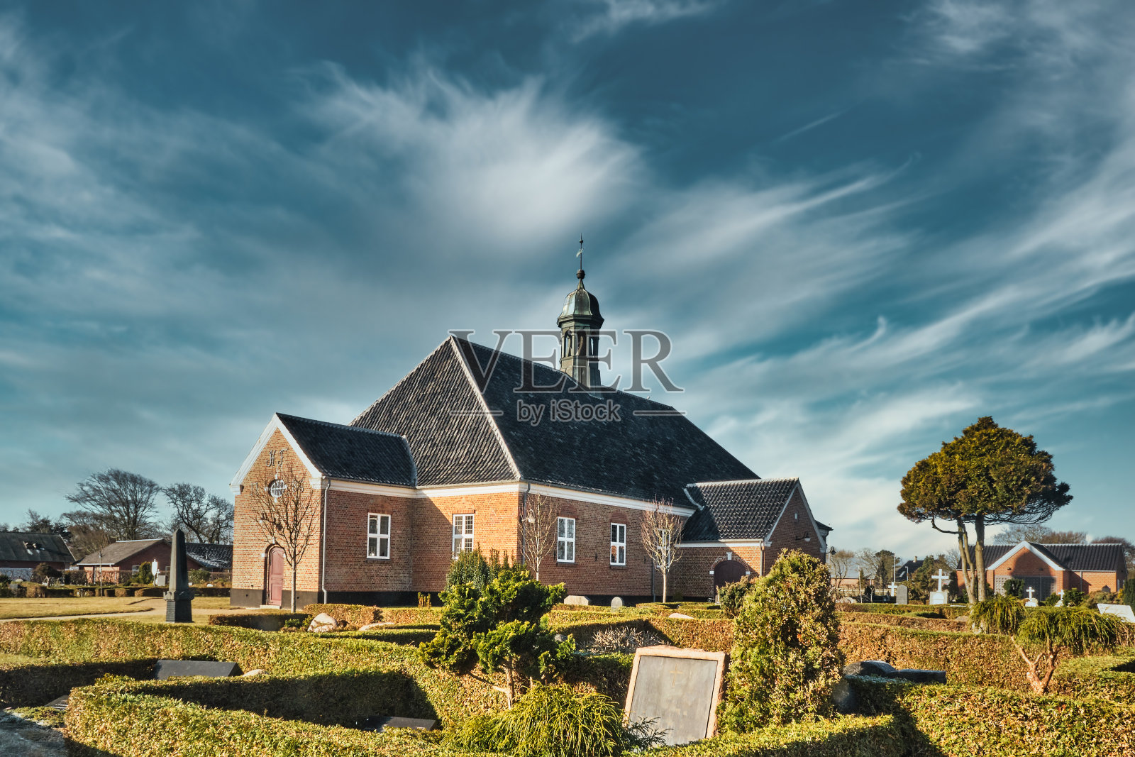 丹麦埃斯比约格诺德比教堂照片摄影图片