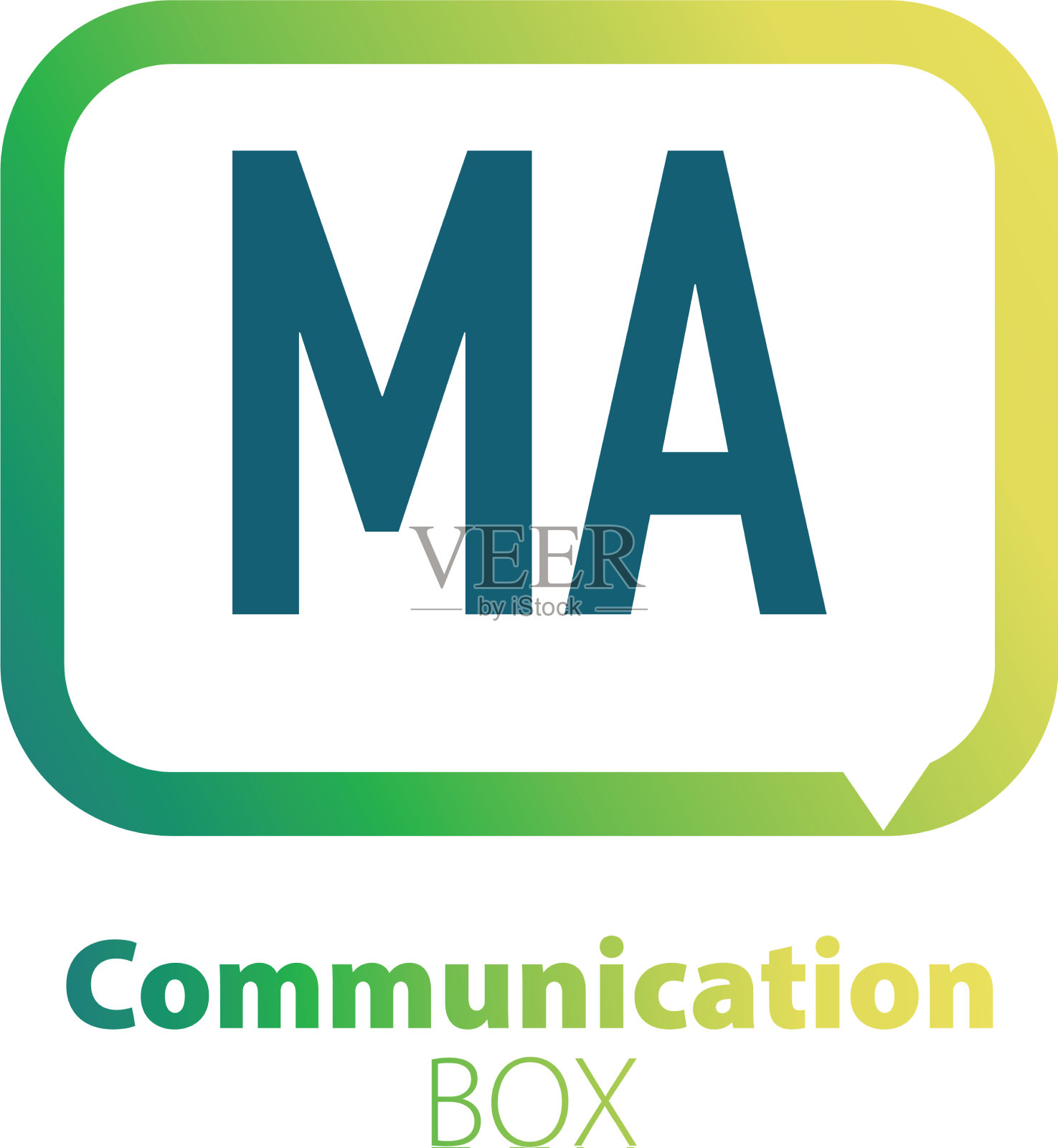 首字母马通讯箱logo设计图标素材