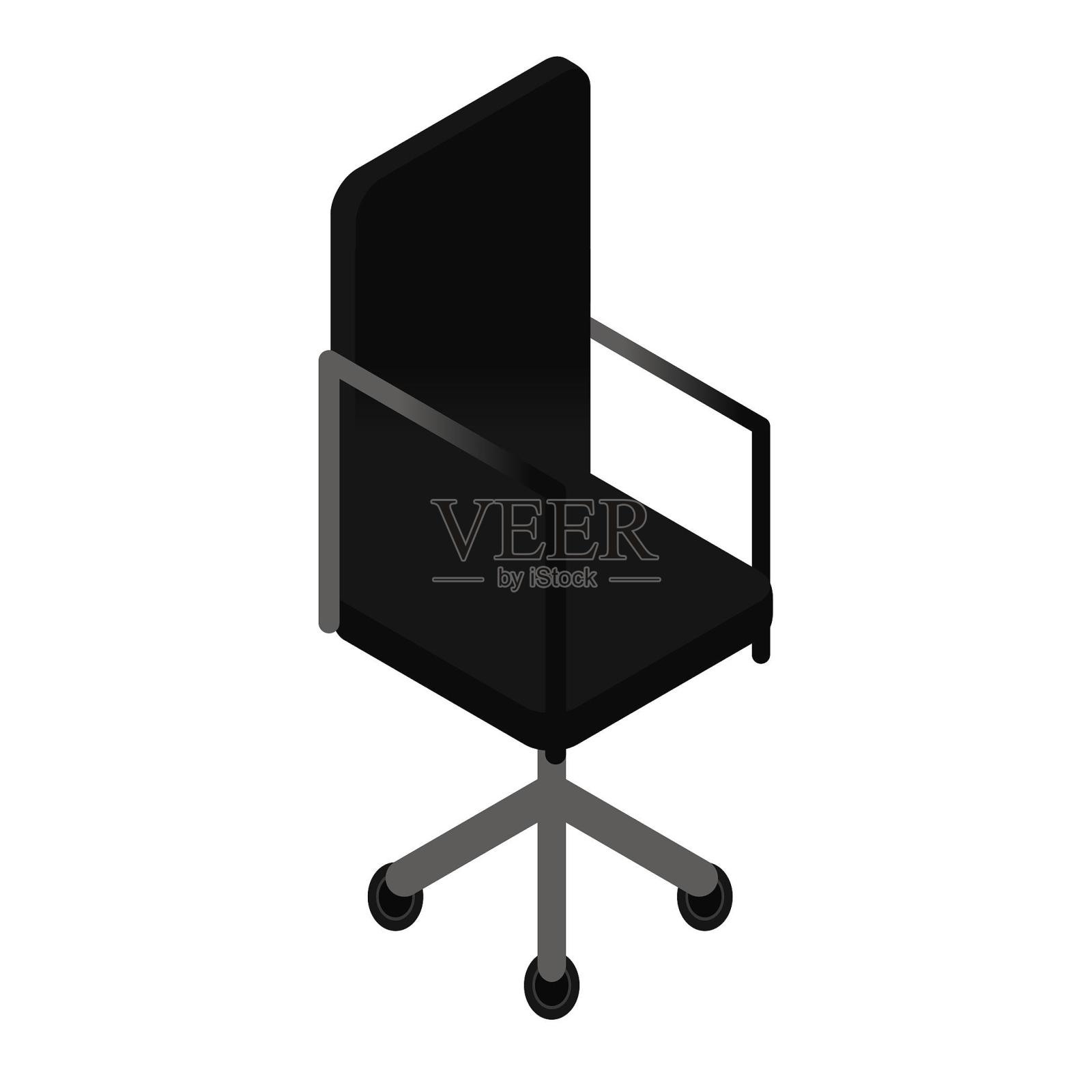 椅子电脑椅家具家居黑色设计元素图片