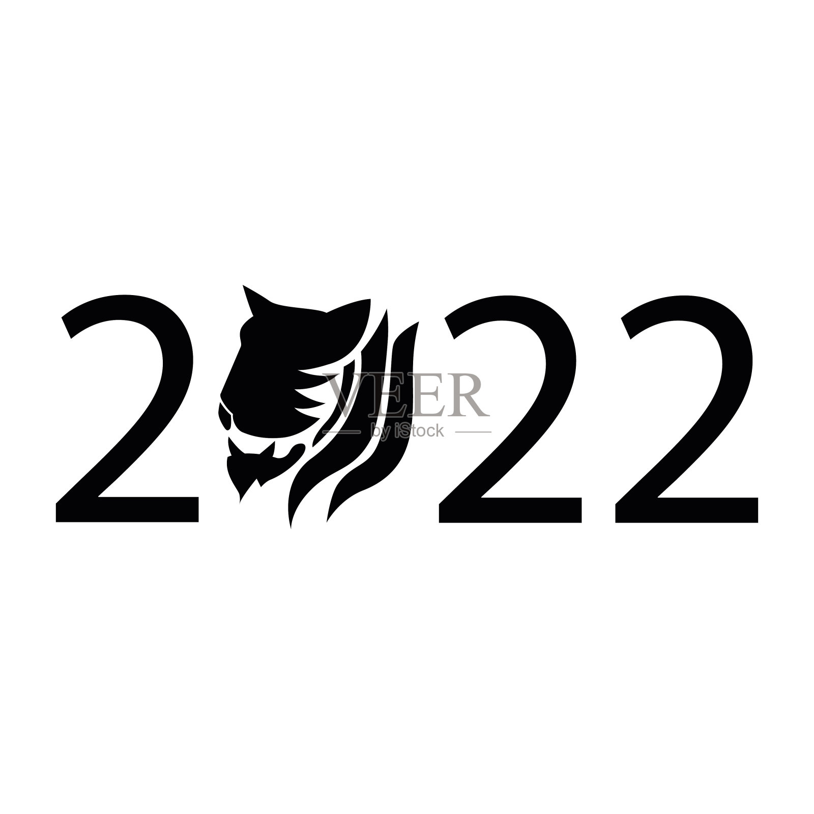向量老虎2022。2022年虎年插画图片素材