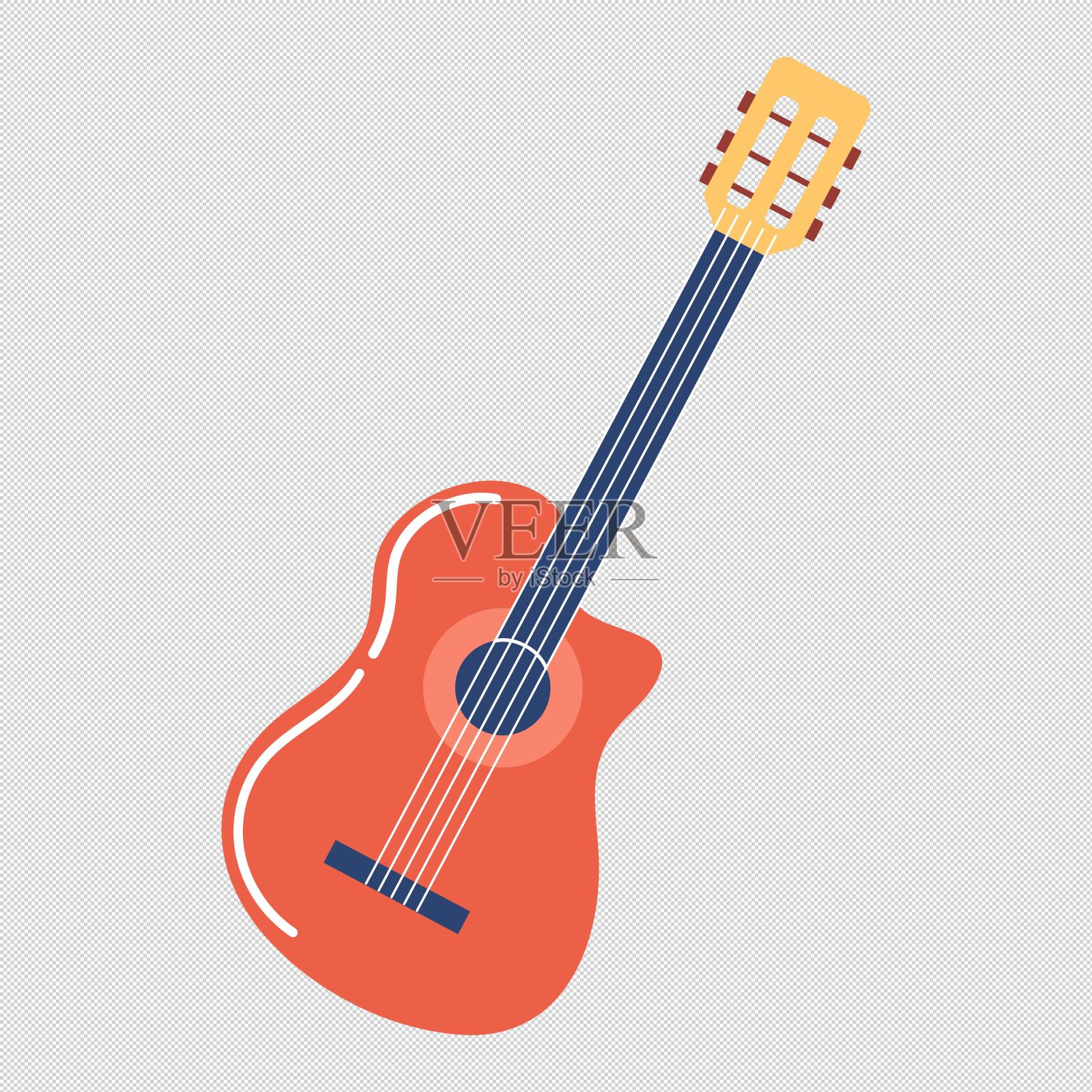 吉他音乐乐器设计元素图片