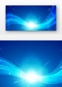 蓝色光线科技背景背景图片