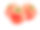 三个多汁的湿西红柿孤立在白色背景上素材图片