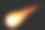 一个火球孤立在黑色素材图片