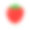 草莓图标在平面风格孤立的白色背景。素材图片