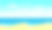 空的夏季海滩矢量插图素材图片